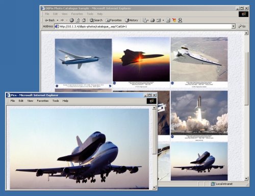 sample screenshot - ASP Photo Gallery
